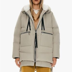 Orolay beige winter jacket